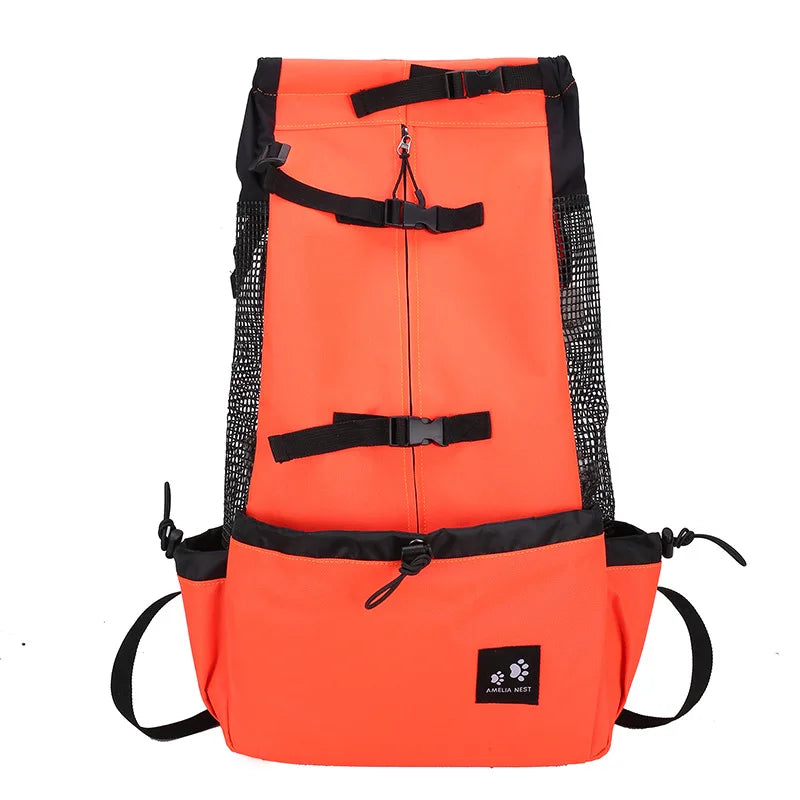 Strong Nylon Dog Carrier Backpack for Small Medium Dogs High Quality Breathable Cycling Backpack for Outdoor Travel Pet Supplies